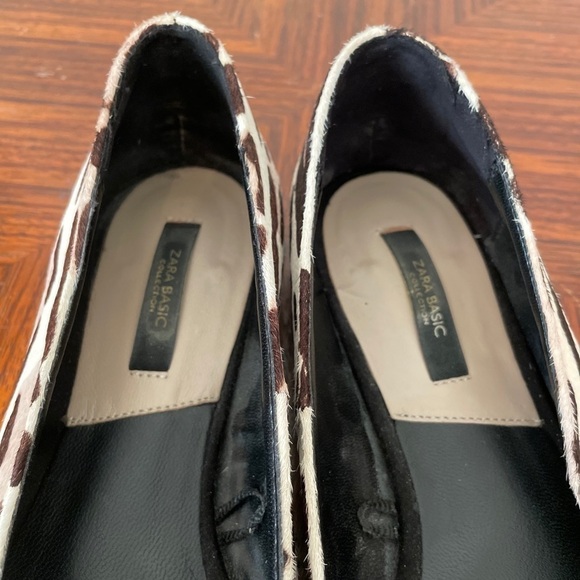 Zara Animal Print Flats Size 7 - Picture 10 of 13